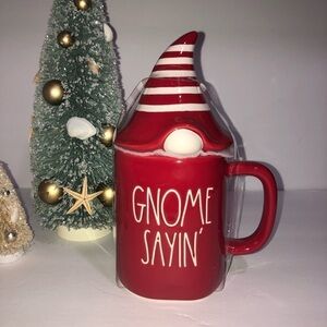 FIRM! NWT Rae Dunn Gnome Sayin’ topper mug